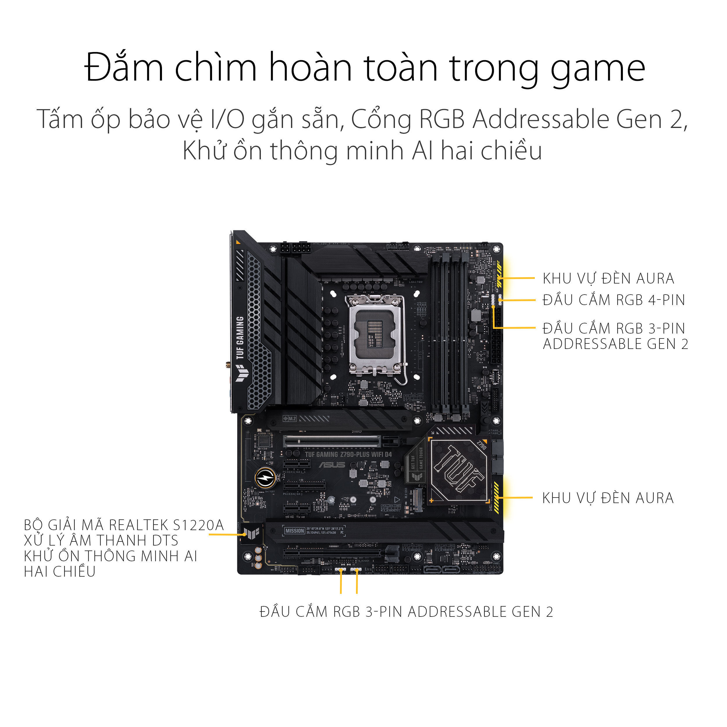 Mainboard ASUS TUF GAMING Z790-PLUS WIFI D4