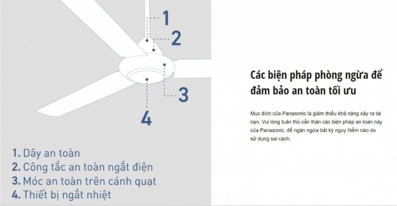 Quạt trần Panasonic 3 cánh F60MZ2-MS/KMS