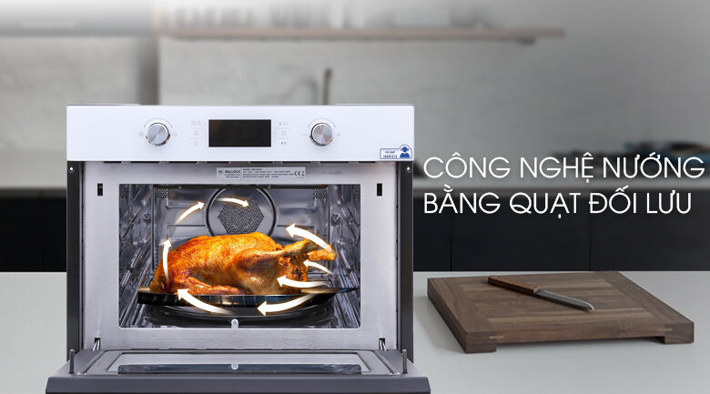 Lò nướng kết hợp âm Malloca MW-944TA 44 lít