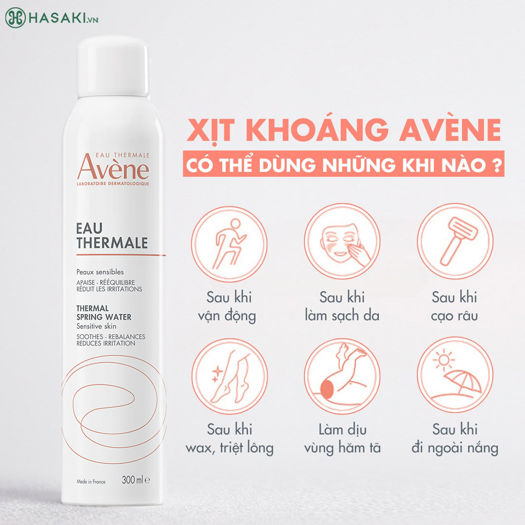 Sản phẩm Xịt Khoáng Avène Thermal Spring Water Cấp Nước, Làm Dịu & Giảm Kích Ứng hiện đã có mặt tại Hasaki