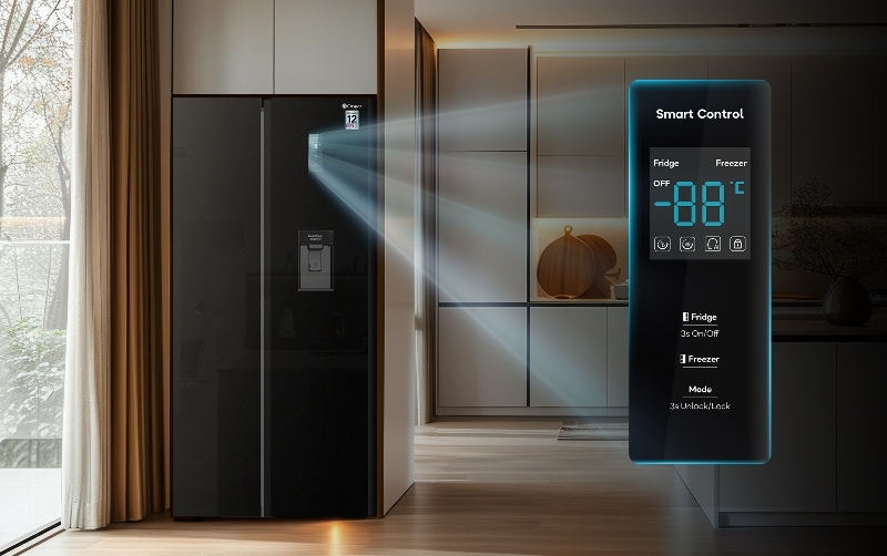 Tủ lạnh side by side Casper 530 lít RS-D530SBS