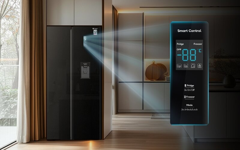 Tủ lạnh side by side Casper 530 lít RS-D530SBS