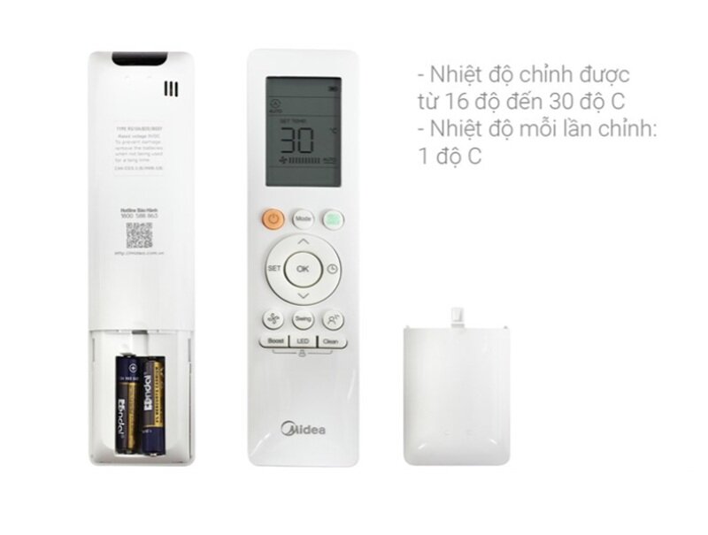 Điều hòa Midea Inverter 9500 BTU MSAGA-10CRDN8