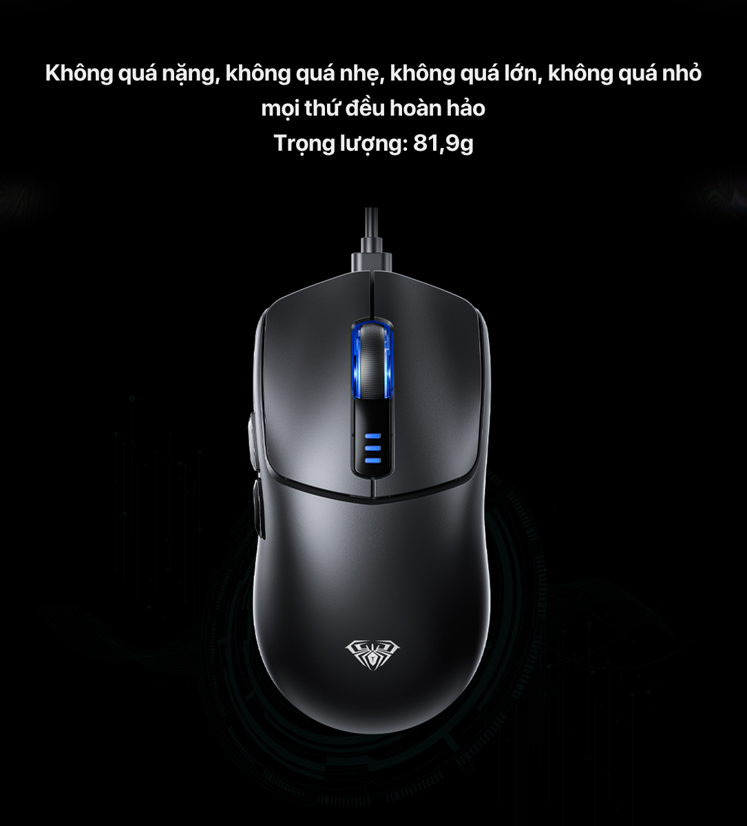 Chuột gaming Aula SC580 3 mode 5