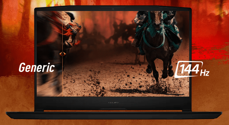 Laptop MSI Gaming Katana GF76 11UC 096VN (i7-11800H/ 8GB/ 512GB SSD/ 17.3FHD, 144Hz/ RTX3050 4GB DDR6/ Win10/ Black/ Túi)