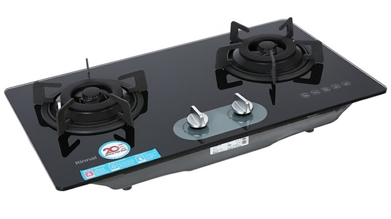 Bếp gas âm Rinnai RVB-220G sở hữu thiết kế lắp âm tinh tế