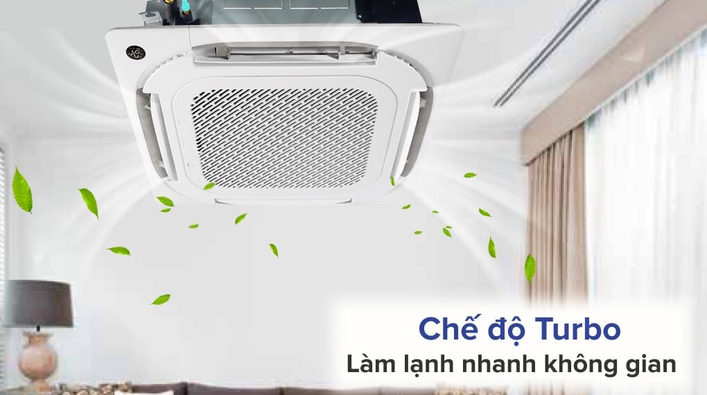 Chế độ làm lạnh nhanh Turbo trên điều hòa Midea MCD1-18CRDN8