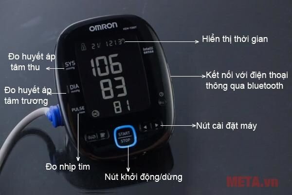 Máy đo huyết áp bắp tay HEM-7280T bluetooth