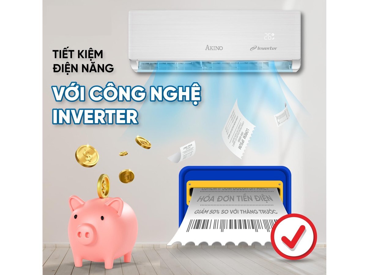 Điều hòa Akino 2HP TH-T1C18INVFA/TH-T1H18INVFA
