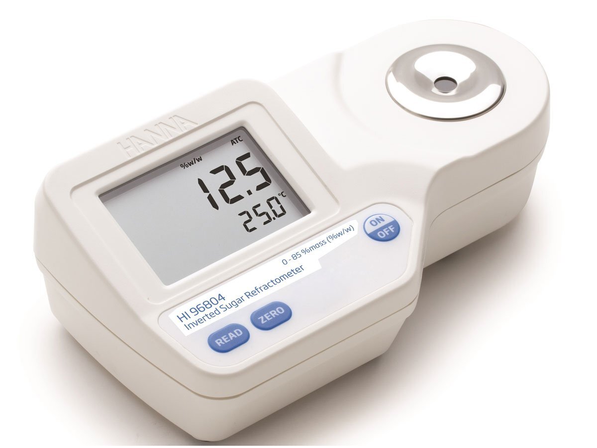 Khúc xạ kế đo phần trăm đường chuyển hóa theo khối lượng Hanna HI96804 