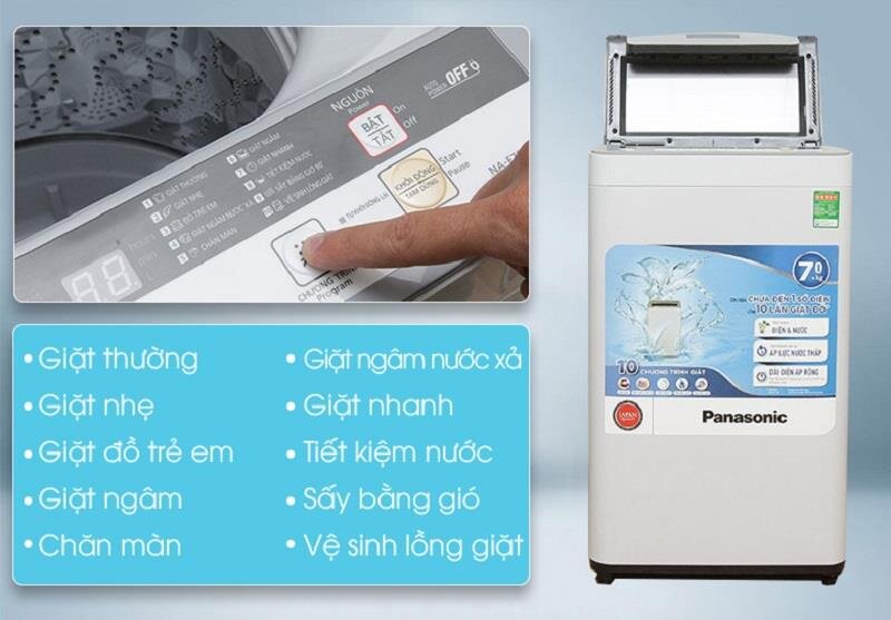 Máy giặt 7Kg Panasonic F70VG9HRV