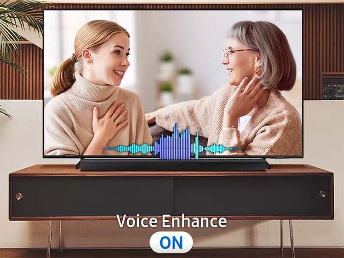 Tính năng Voice Enhancer Loa Soundbar Samsung HW-B750D/XV