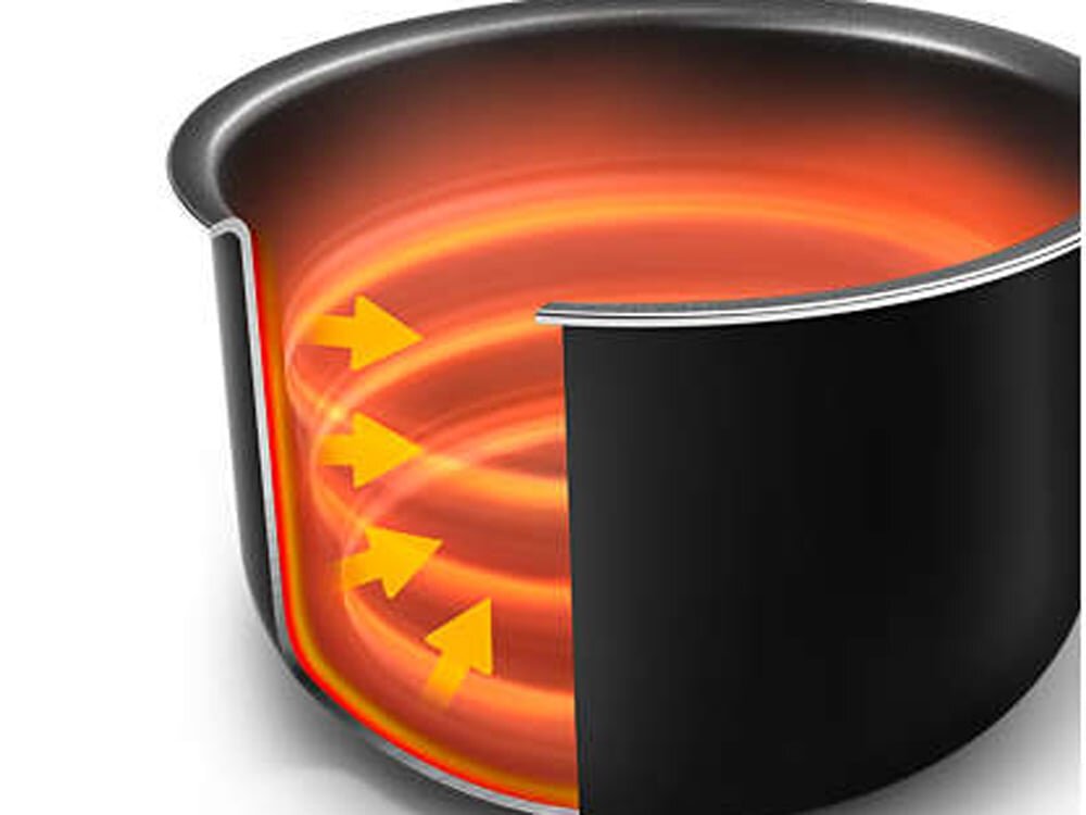 Nồi cơm điện tử Philips 1,8 lít HD4533 được ứng dụng công nghệ nấu 3D thông minh