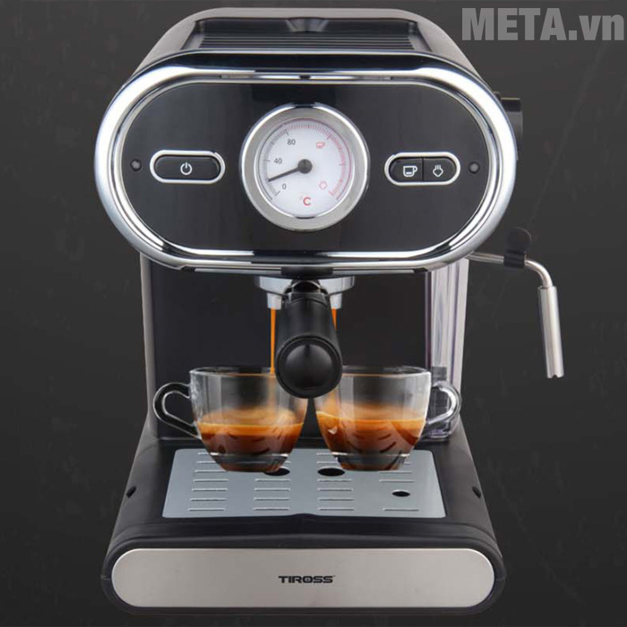 Máy pha cà phê Espresso Tiross TS6211 (15 bar) Máy pha cà phê Espresso Tiross TS6211 (15 bar)
