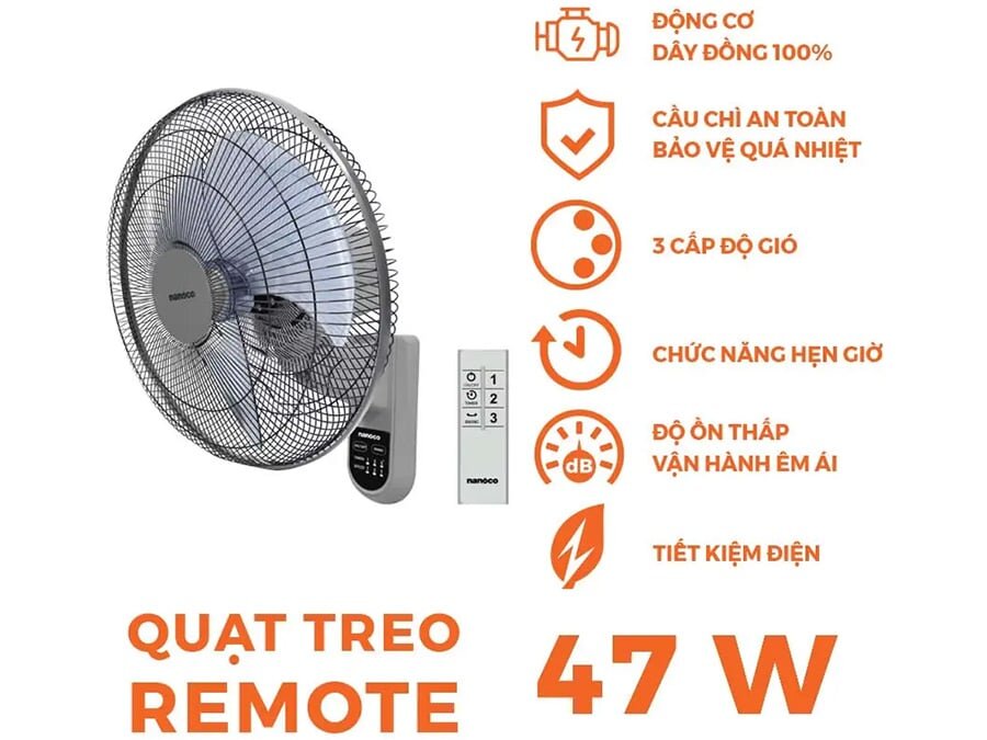 Quạt treo tường  