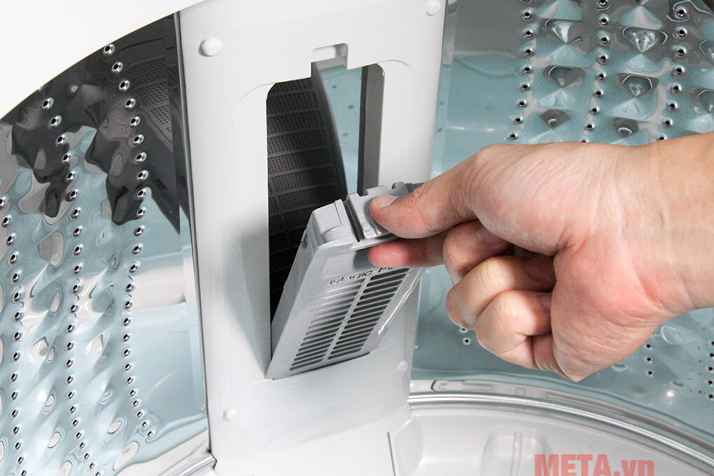 Bộ lọc xơ vải dễ tháo rời Máy giặt cửa trên Samsung