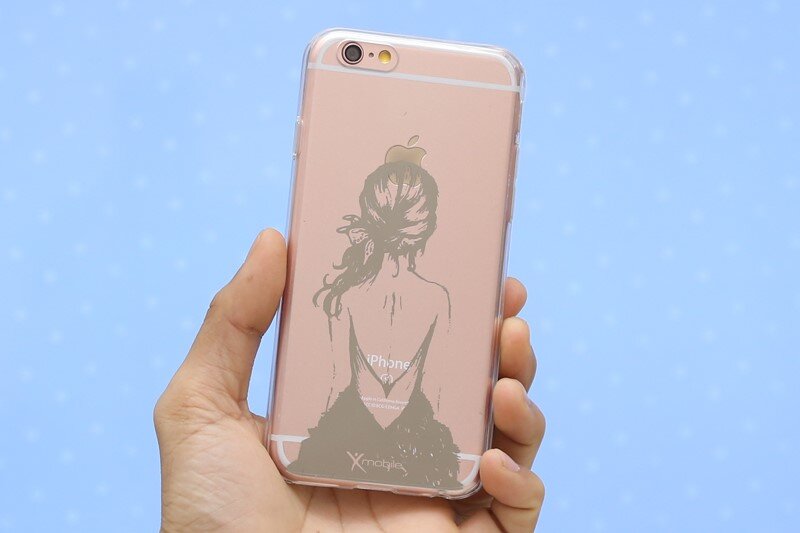 Ốp lưng iPhone 6 - 6s Nhựa trong Unique Cô gái Ốp lưng iPhone 6 - 6s Nhựa trong Unique Cô gái