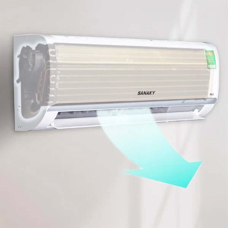 Điều hòa Sanaky 9000 BTU 1 chiều SNK-09CMA gas R-410A