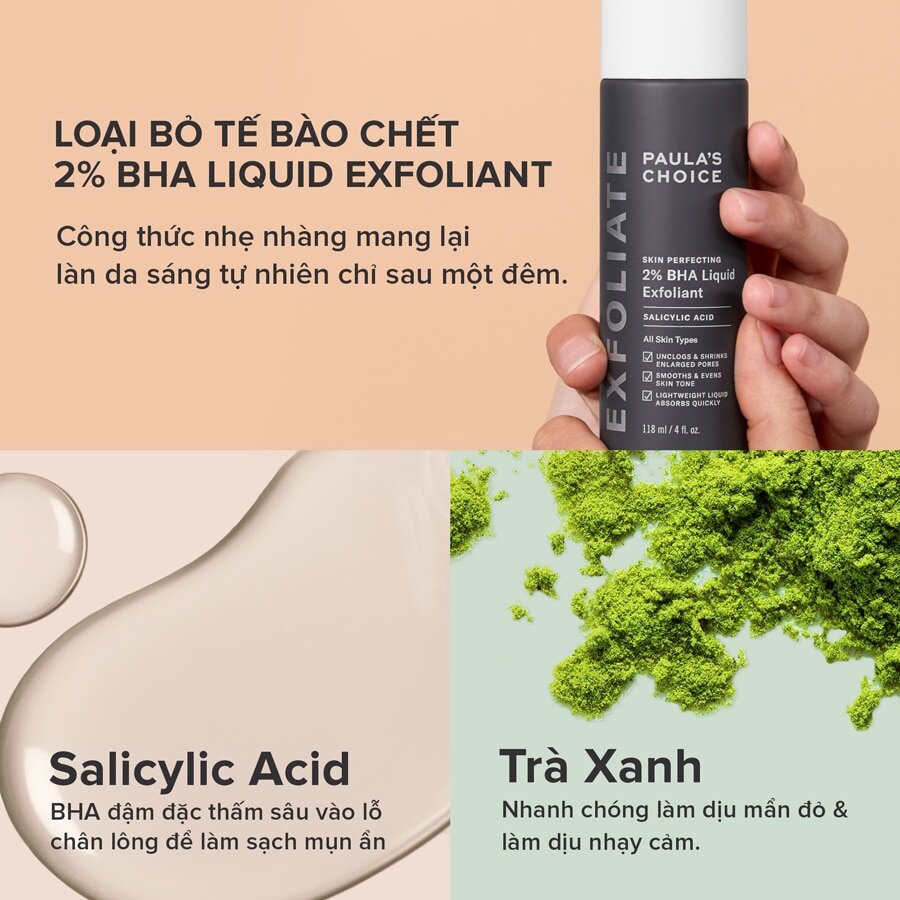 Dung Dịch Tẩy Da Chết Paula’s Choice 2% BHA Có Tại Hasaki