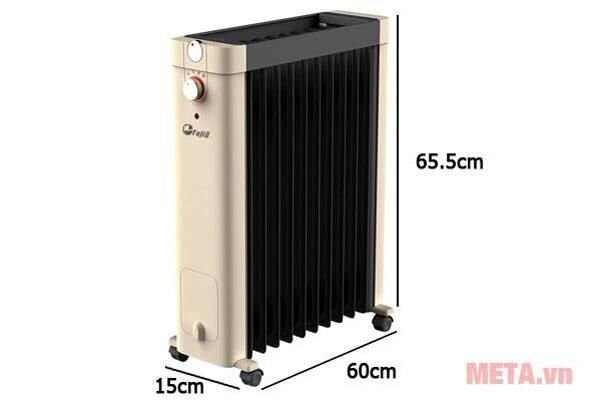 Máy sưởi dầu thế hệ mới FujiE OFR6511 - 11 thanh