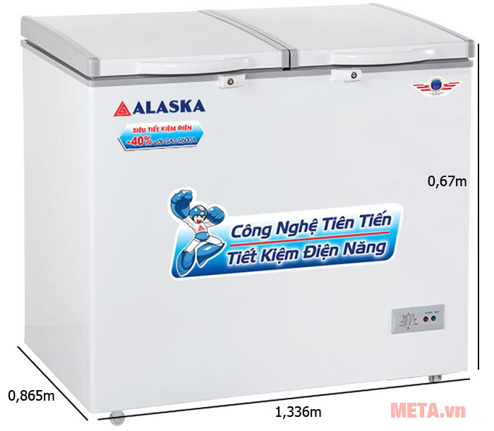 Tủ đông ALASKA 500 lít BCD-5068N Tủ đông ALASKA 500 lít BCD-5068N