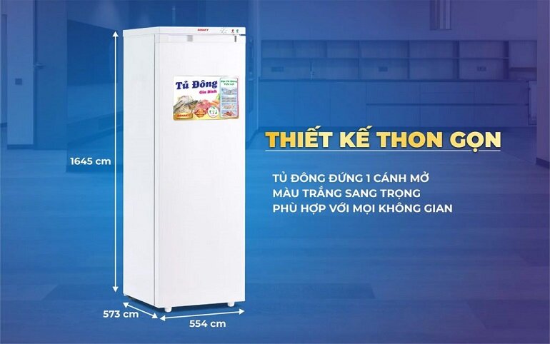 Tủ đông Sanaky 7 ngăn 230 lít VH-230VD
