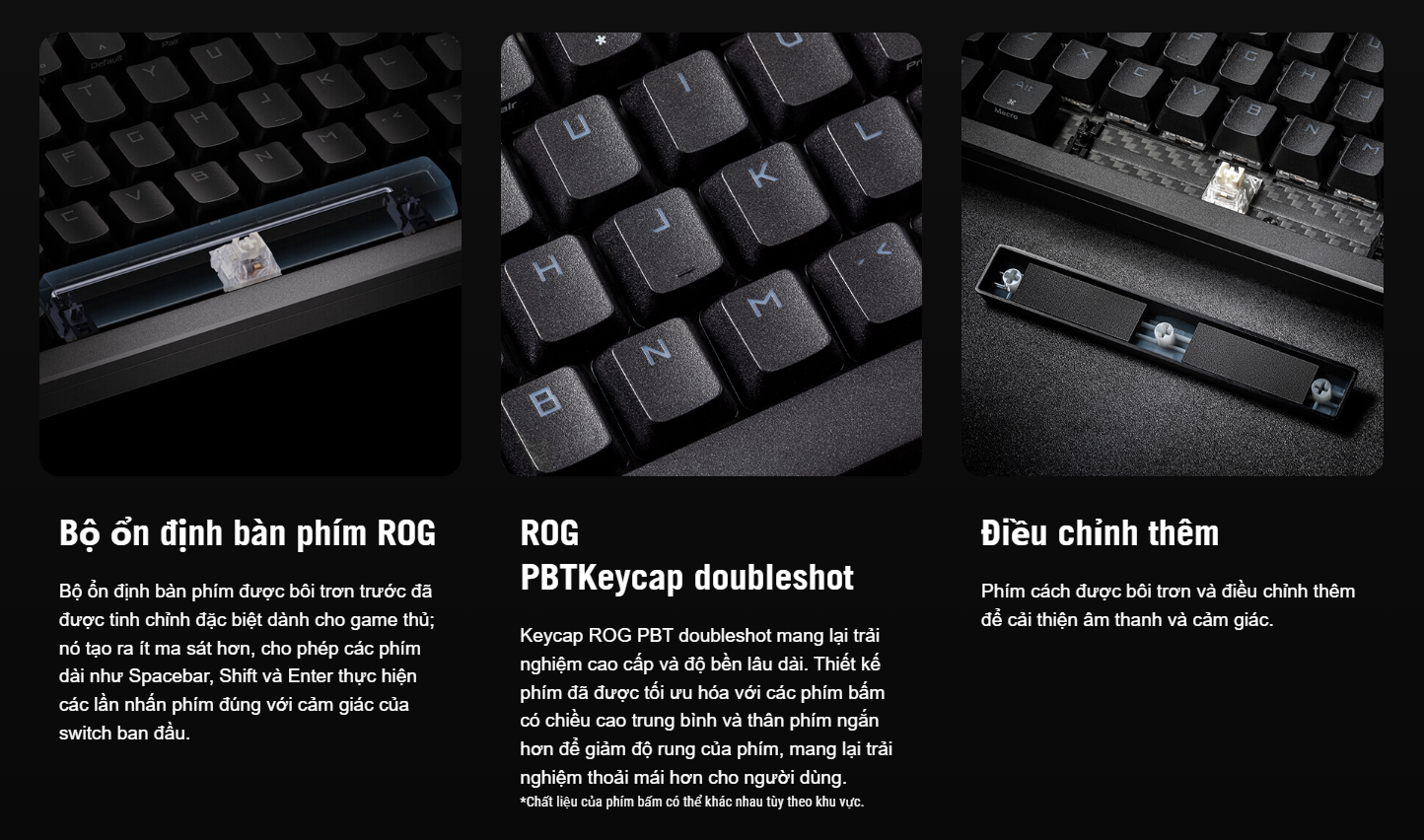 Bàn phím cơ gaming không dây ASUS ROG Azoth Extreme 21