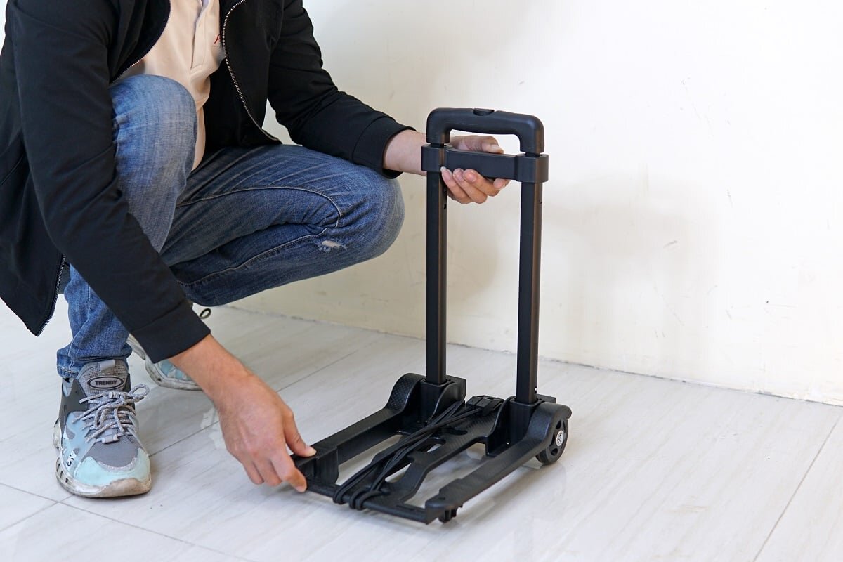 Xe đẩy hàng thu gọn được tay cầm Xe đẩy hàng