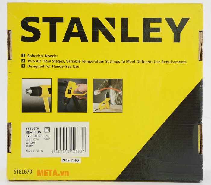 Máy thổi hơi nóng Stanley Stel 670 2000W