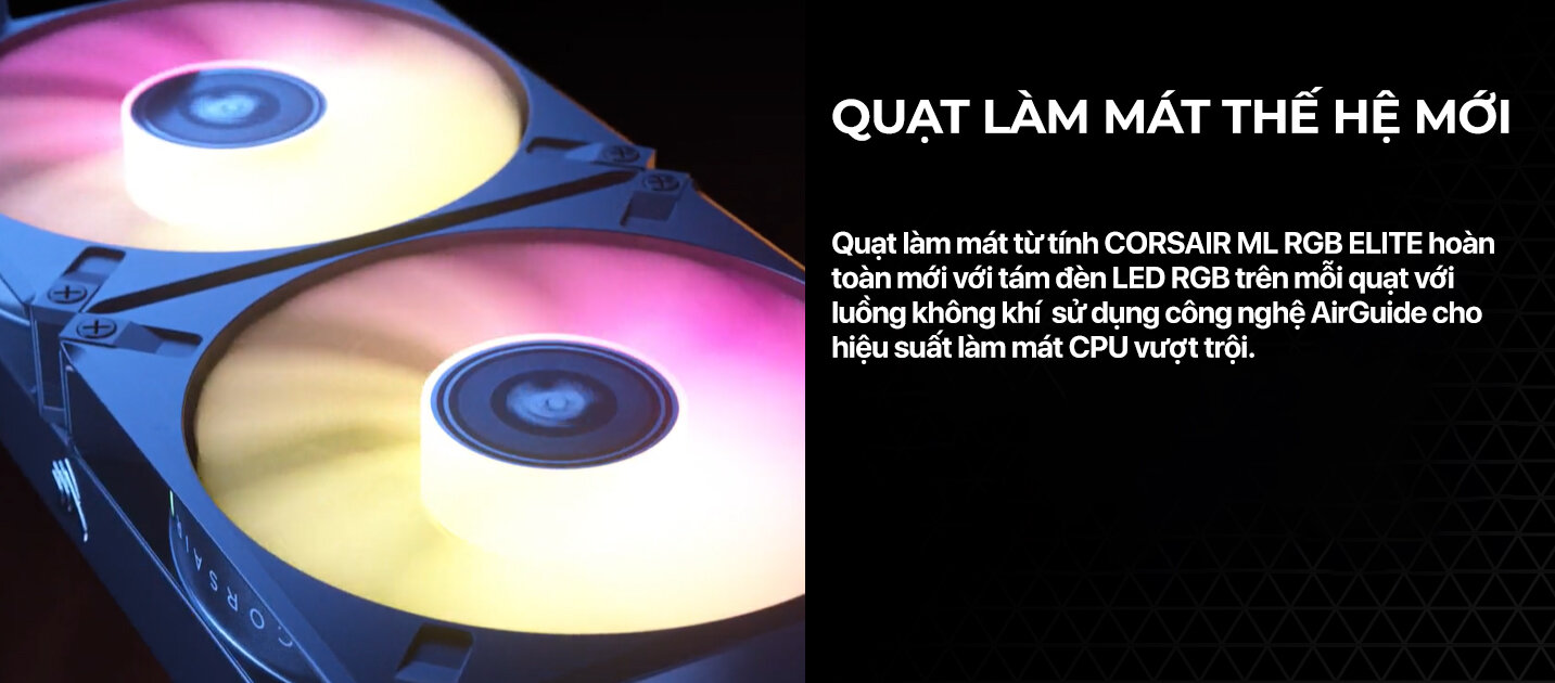 Tản nhiệt nước Corsair H100i ELITE CAPELLIX LCD