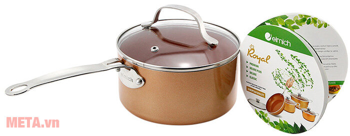 Quánh bột phủ sứ đáy từ Elmich Royal Classic EL-1182 (16cm)