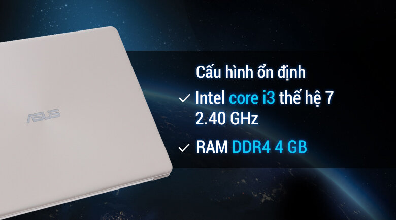 Asus X510UA i3 7100U/4GB/1TB/Win10/(BR650T)