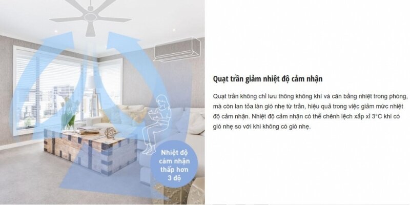 Quạt trần Panasonic 3 cánh F60MZ2-MS/KMS