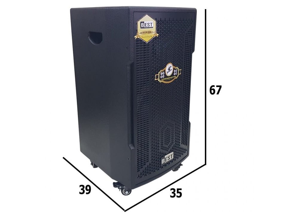 Kích thước loa kéo di động Best 3400 Loa kéo di động Best 3400