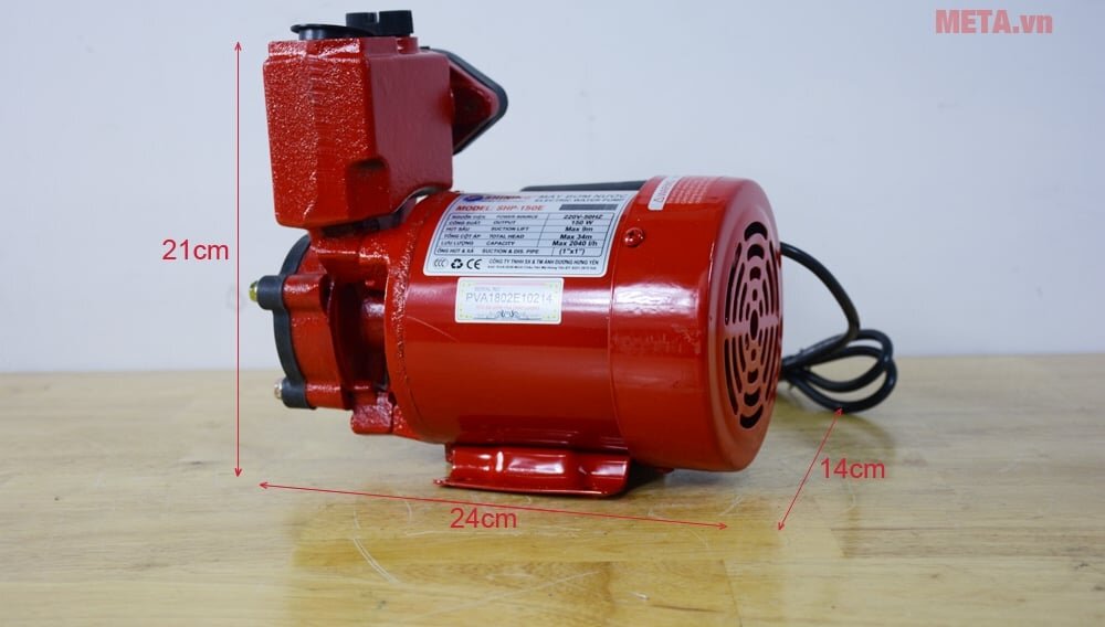 Máy bơm chân không Shining SHP-150E thiết kế chắc chắn, động cơ vận hành khỏe Máy bơm chân không