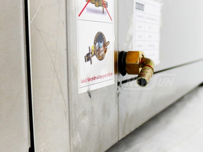 Van thấp áp của lò nướng 