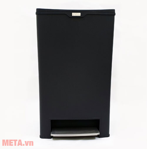 Thùng rác inox đạp vuông lớn Fitis Mega SPL2-903 - 40 lít