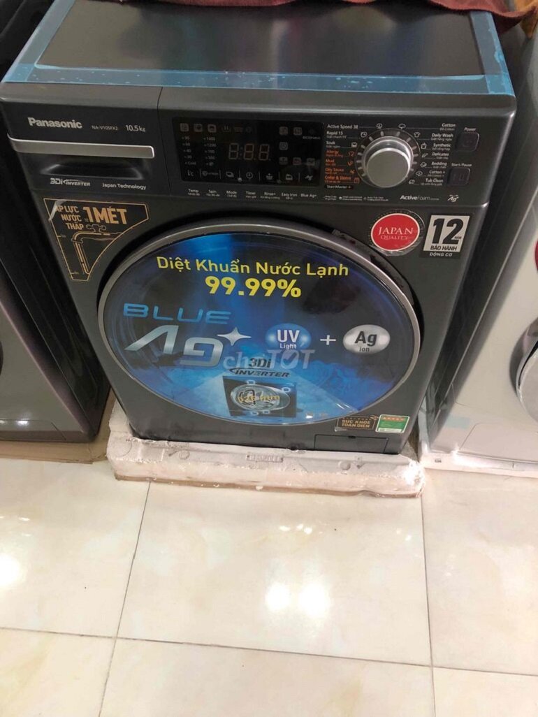 Ảnh thực tế máy giặt Panasonic Inverter 10.5 kg NA-V105FX2BV
