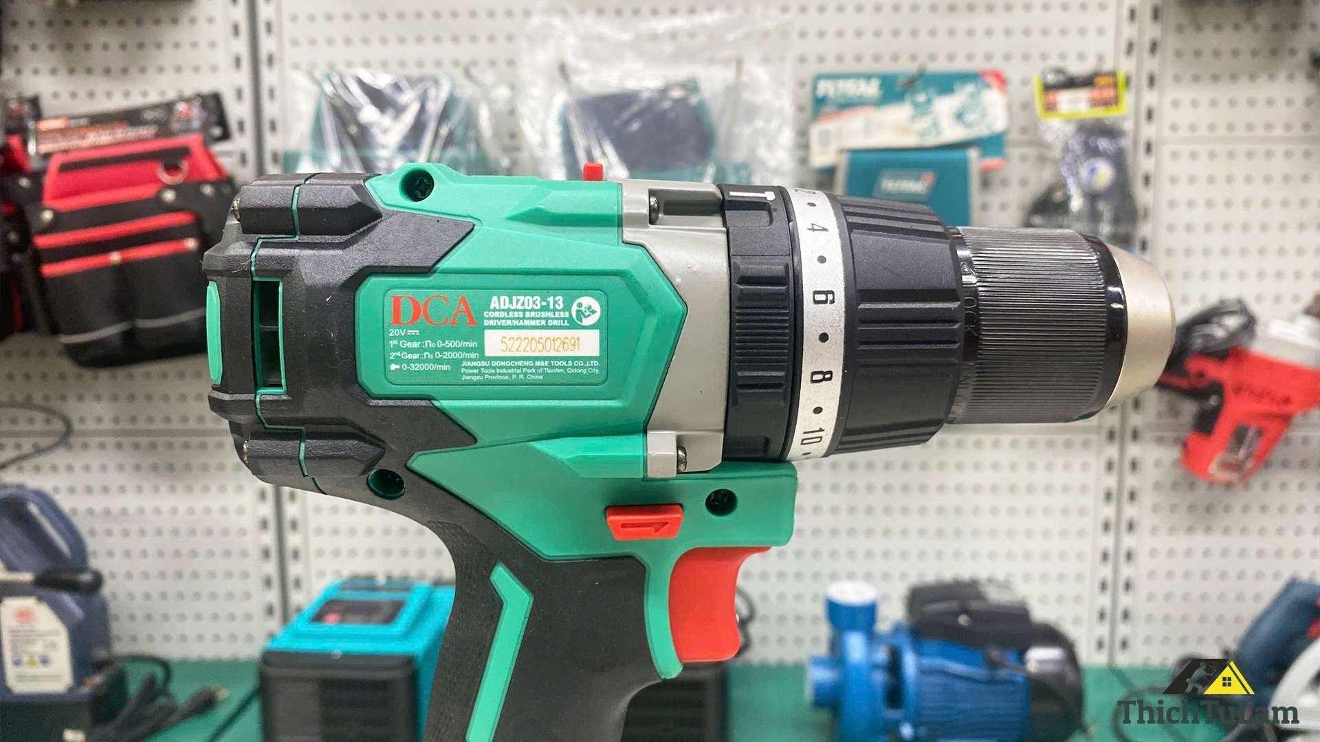 Thân máy khoan pin 120Nm có búa 20V DCA ADJZ03-13Z