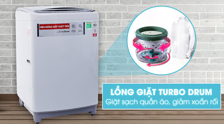 Máy giặt LG Inverter 10.5 kg T2350VSAW Máy giặt LG Inverter 10.5 kg T2350VSAW