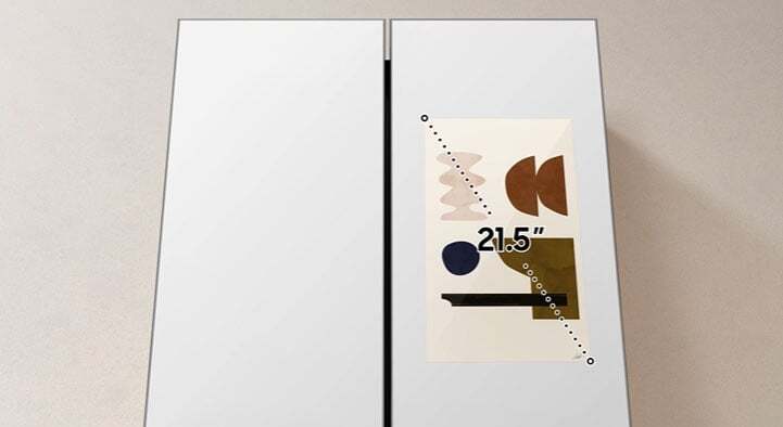 Samsung Inverter 636 lít Multi Door Bespoke RF65DB990012SV có màn hình 32 inch tiện lợi Samsung Inverter 636 lít Multi Door Bespoke RF65DB990012SV có màn hình 32 inch tiện lợi