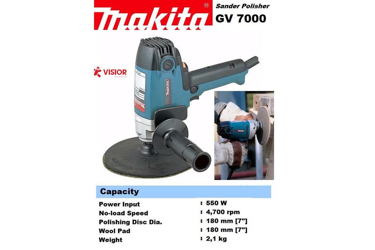 Máy chà nhám đĩa 180mm Makita GV7000