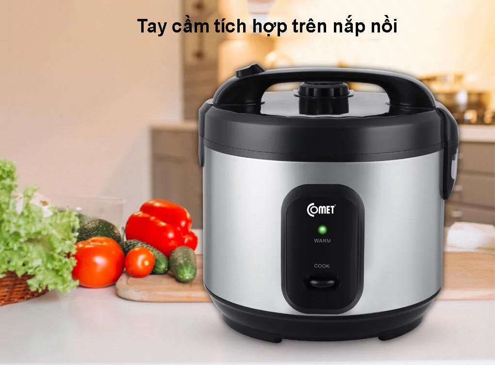 Tay xách của nồi cơm điện Comet CM8068 1.8 lít 