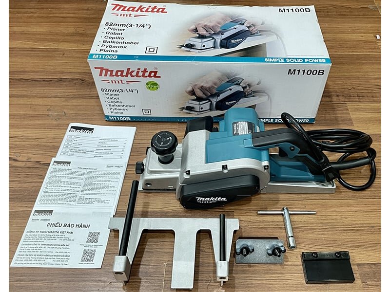 Bộ sản phẩm máy bào gỗ 82mm Makita M1100B Bộ sản phẩm máy bào gỗ 82mm Makita M1100B