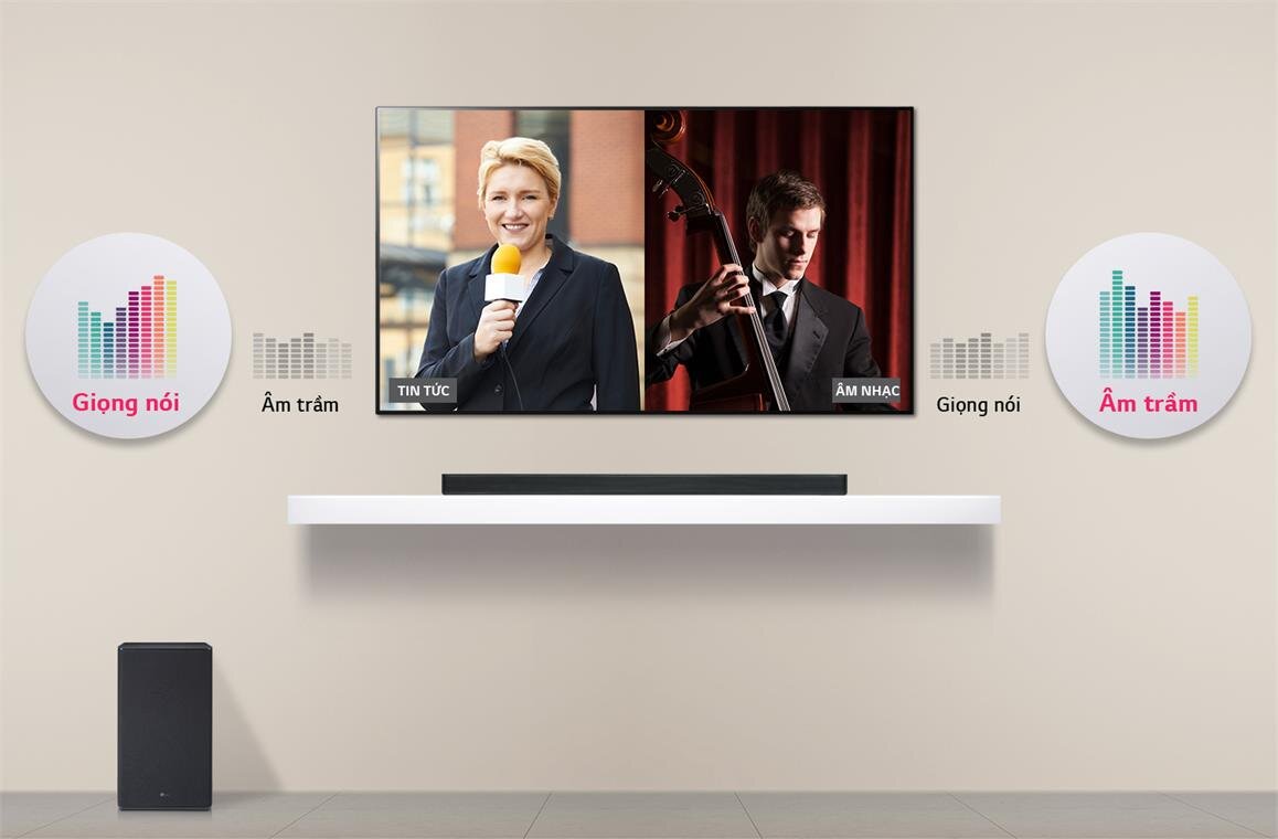 SoundBar LG 2.1 SK8