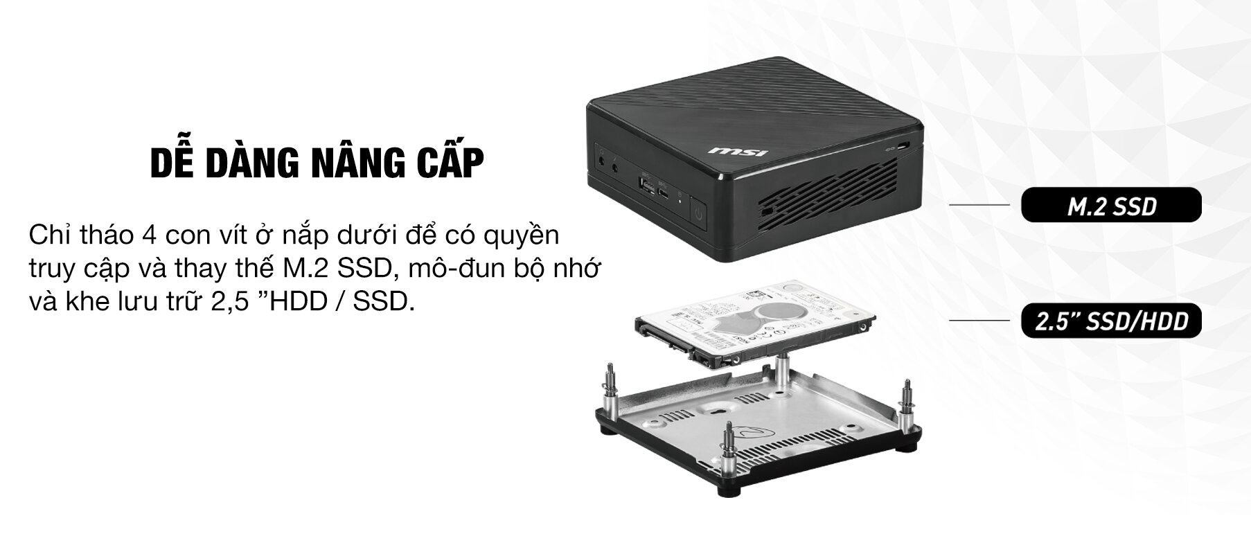 PC Mini MSI Cubi B183 3