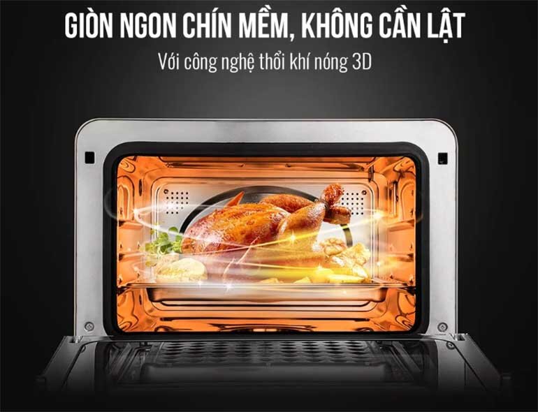 Lò chiên hơi nước Elmich 20L AFE 3943OL thiết kế thời thượng