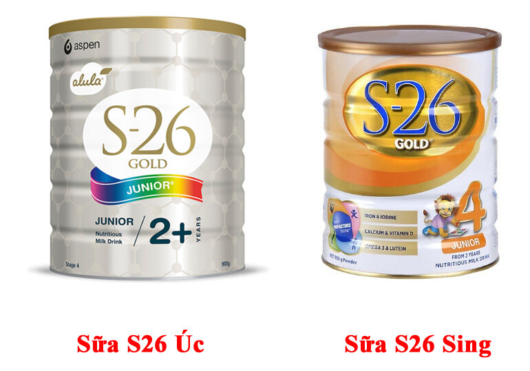 Sữa S26 số 4 của Úc và Sing loại nào tốt hơn?