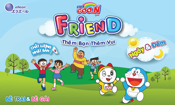  Bỉm - Tã quần Goon Friend size L - 48 miếng (cho bé 9 -14kg)