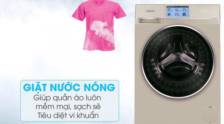 Máy giặt Aqua AQD-D1000HT - 10 Kg, Lồng ngang